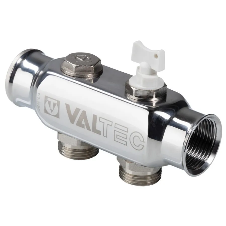 Коллектор из нержавеющей стали 5 выходов 1" * 3/4" (VTc.505) (Valtec)