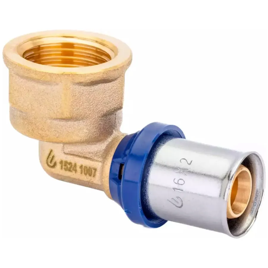 Угольник пресс для металлопластиковых труб Usystems MLC Plus 20-Rp3/4"ВР
