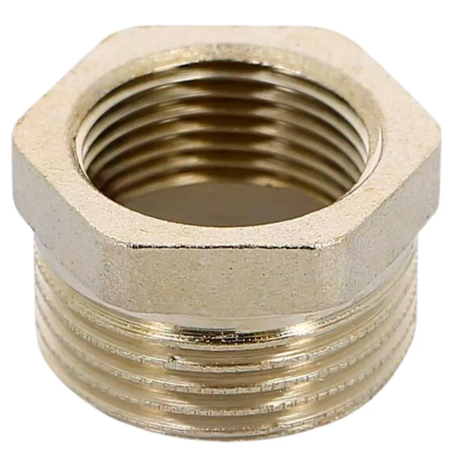 Футорка Uni-Fitt НВ 1/2"х1/4" никелированная