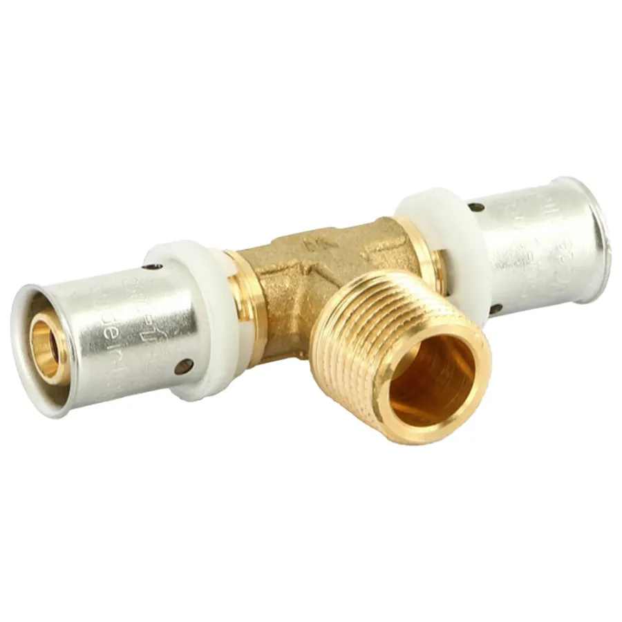 Тройник Uni-Fitt пресс-Н 16х1/2"х16