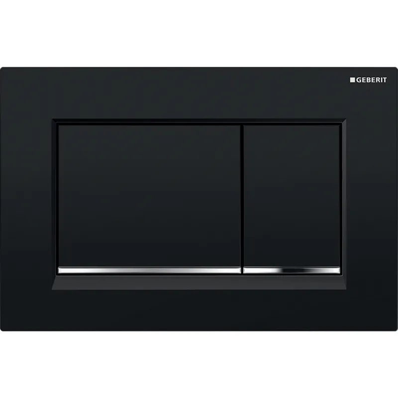 Кнопка смыва Geberit Sigma 30, двойной смыв, черный