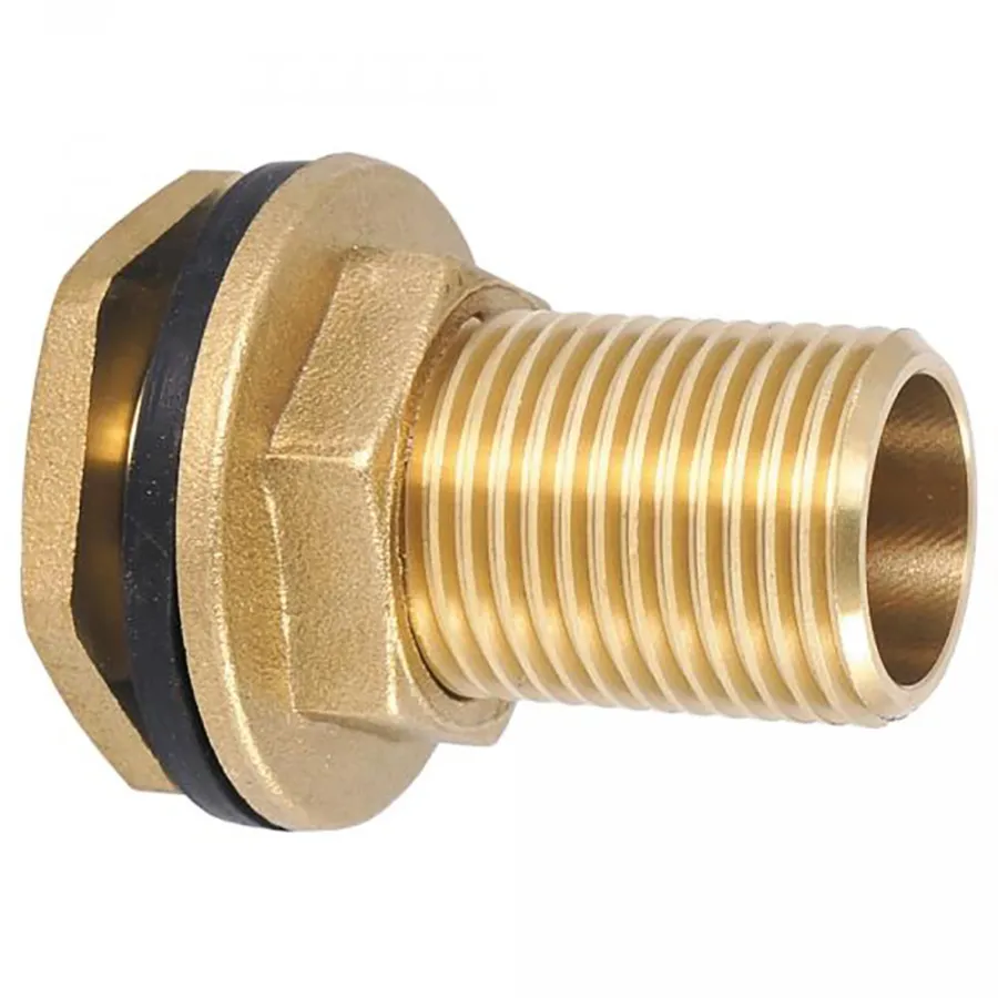 Комплект для подключения пластиковых баков 3/4" латунный