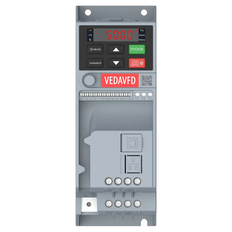 Преобразователь частотный VEDA Drive VF-51 2,2 кВт (380В,3 фазы) ABA00007