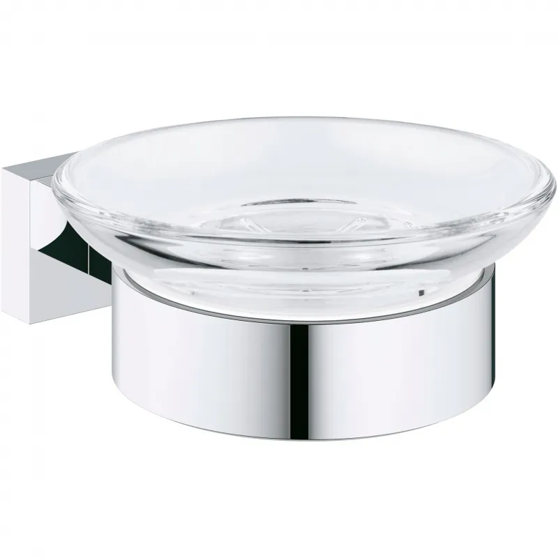Мыльница Grohe Essentials Cube стекло, хром (40754001)
