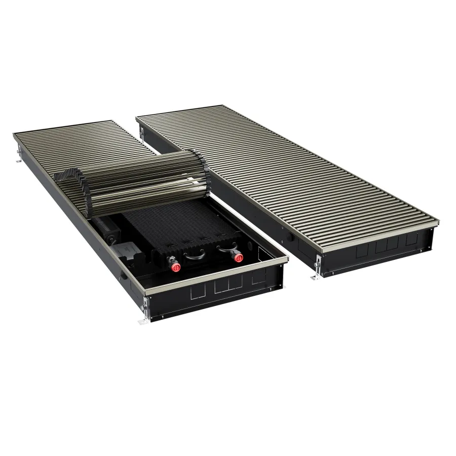 Конвектор внутрипольный Royal Thermo ATRIUM TURBO-90/400/2400-DG-U-LB