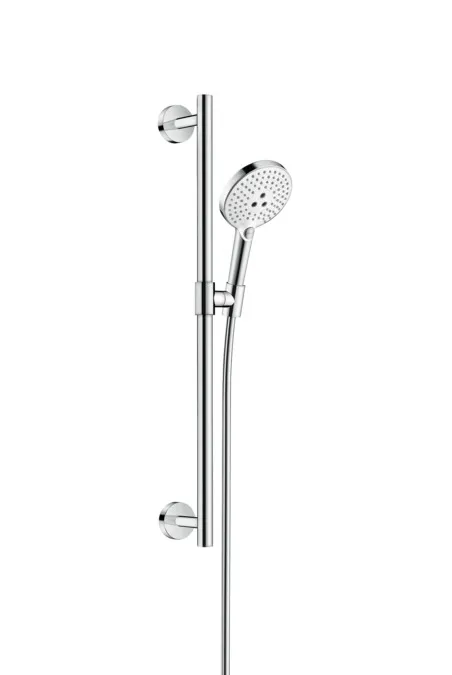 Душевой набор Hansgrohe Raindance Select S 120 3jet со штангой 65 см хром-белый матовый (26320400)