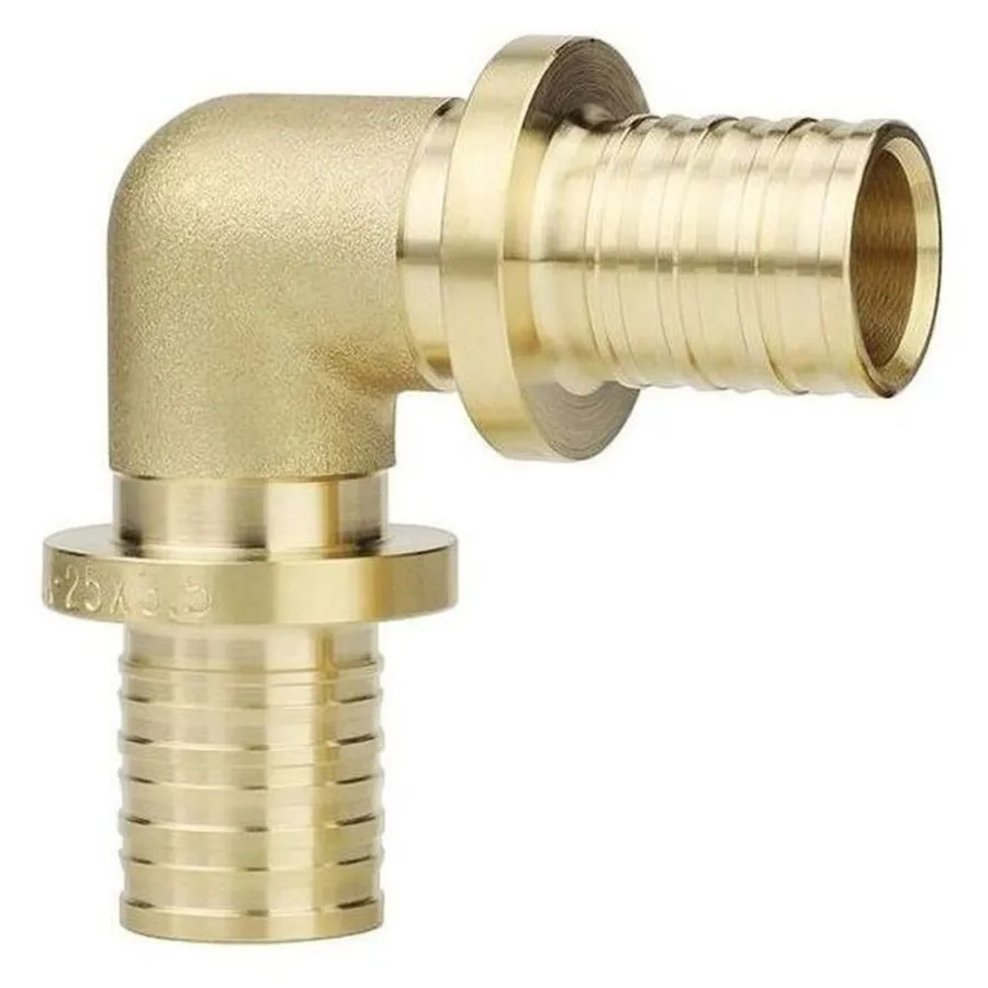 Угол VARMEGA Slide-fit 90 гр., равносторонний, 25, аксиальный, латунь, VM50813