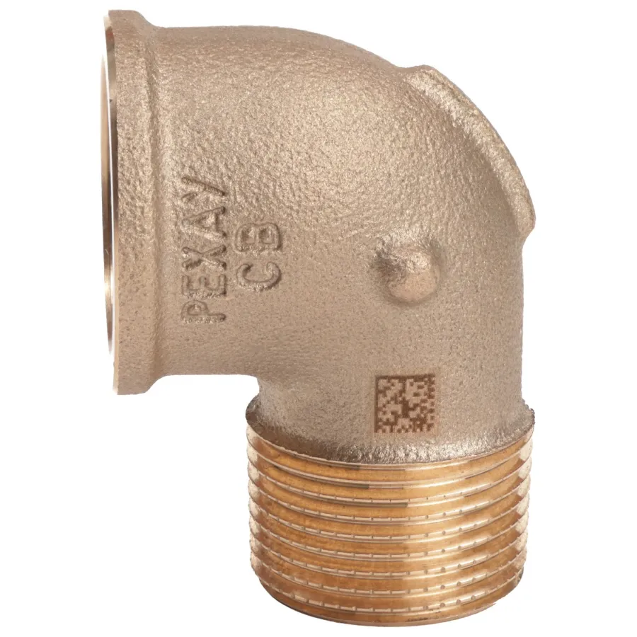 Угольник бронзовый РЕХАУ AURLINE 90гр. R3/4" x Rp3/4", RX+