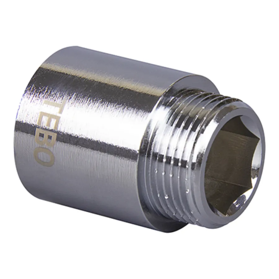 Удлинитель хромированный TEBO ВН 1/2"x100 мм (15/120)