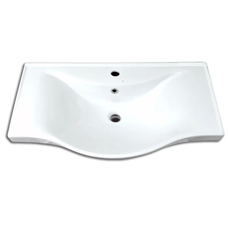 Раковина накладная Lapino BASIC 75 (75X45X17,5), белая