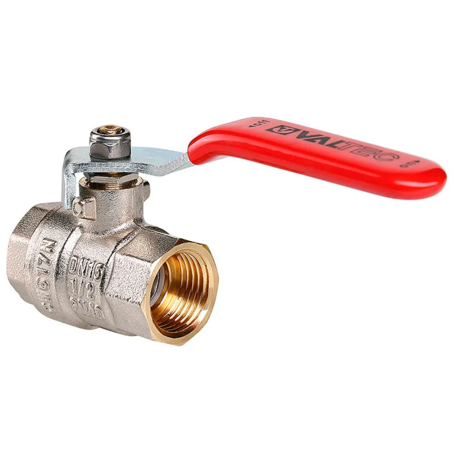 Кран шар. Valtec VT.214.N.04 BASE ВВ 1/2" рычаг