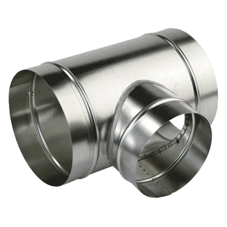 Тройник НЕОКЛИМАТ оцинкованный 90 D 125/100 0,5 мм