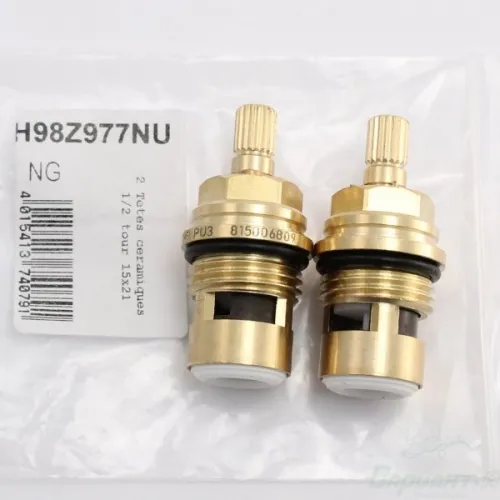 Кран-букса 1/2" керамика (мах. 18 шлицов) Евро Vidima (пара) Агат (H98Z977NU)